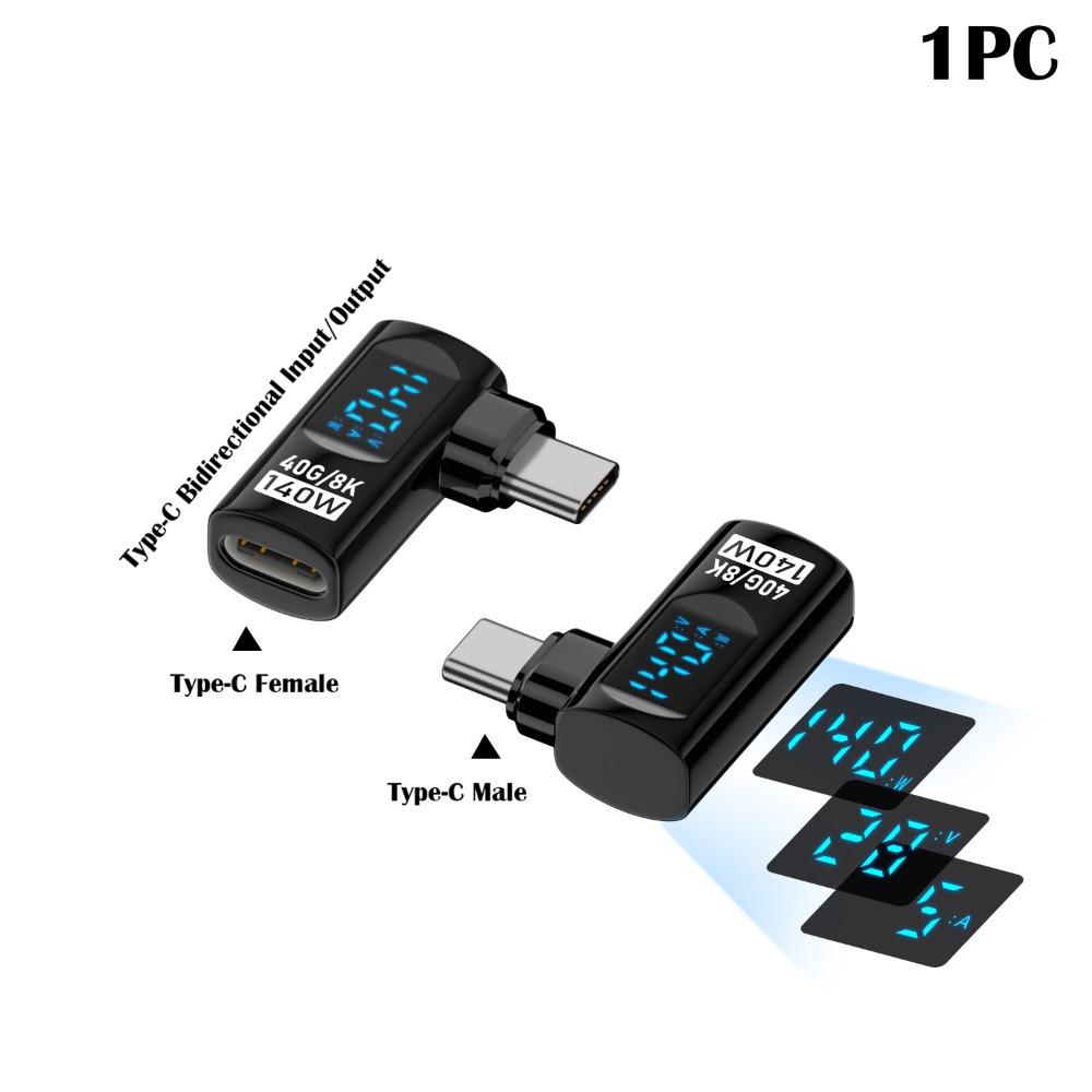 Адаптер USB-C 8K 60 Гц Цифровой дисплей Измеритель мощности Тестер Разъем-удлинитель Type-C Мобильный телефон