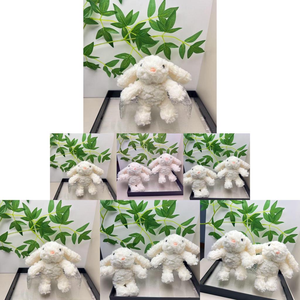 Очаровательный плюшевый брелок в виде кролика для детей, мягкий и приятный на ощупь, идея для подарка