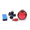1Pc Round Lit Illuminated Arcade Video Game Push Button Switch Led Light Lamp