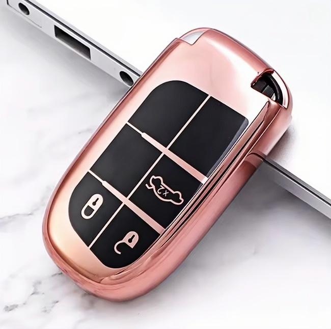 Новый чехол для ключа-пульта из ТПУ для Jeep Grand Cherokee Renegade Dodge Charger Challenger Durango Journey Fiat Freemont Аксессуары