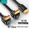 Shan Ze 4K HD HDMI Угловой кабель 90° для телевизора и компьютера