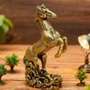Китайская статуэтка Лошади по лунному календарю Латунная фигурка богатства Скульптура Лошади 2026 года для книжной полки Шкафа Обеденного стола Спальни