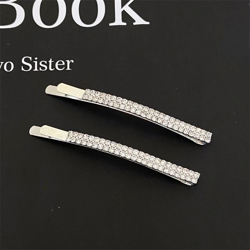 Набор блестящих хрустальных заколок для волос, заколки-невидимки со стразами в виде цветов, милые элегантные заколки-невидимки, шпильки, женские аксессуары для волос