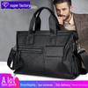 Men's Casual Genuine Leather Briefcase: Fashionable Cowhide Laptop Bag and Large Capacity Business Messenger Handbag