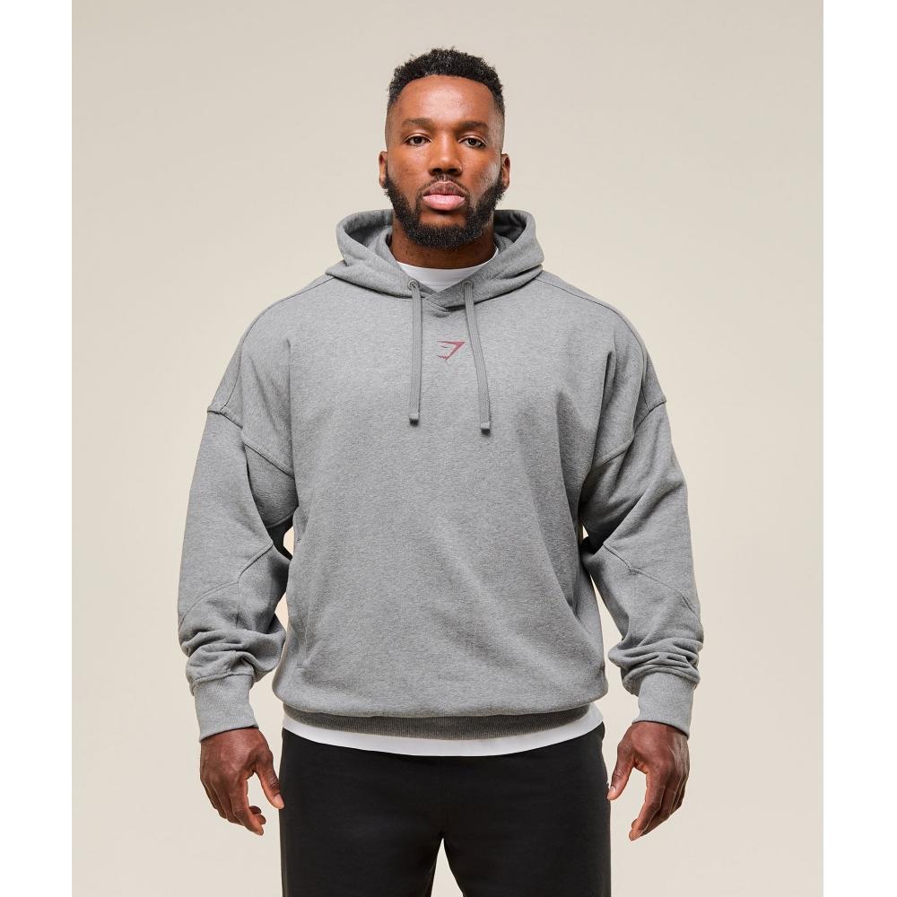 Gymshark Толстовка Power Hoodie Charcoal Core Marl A2c9h Gbbb