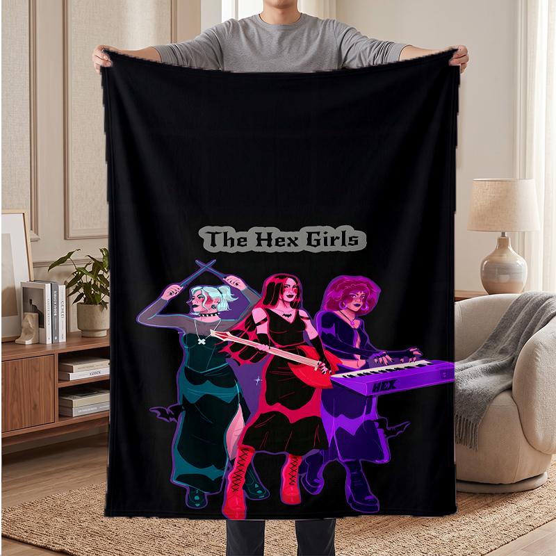 Hex Girls Soft Warm Flannel Blankets Comfortable Blanket for Home Decoration Gifting