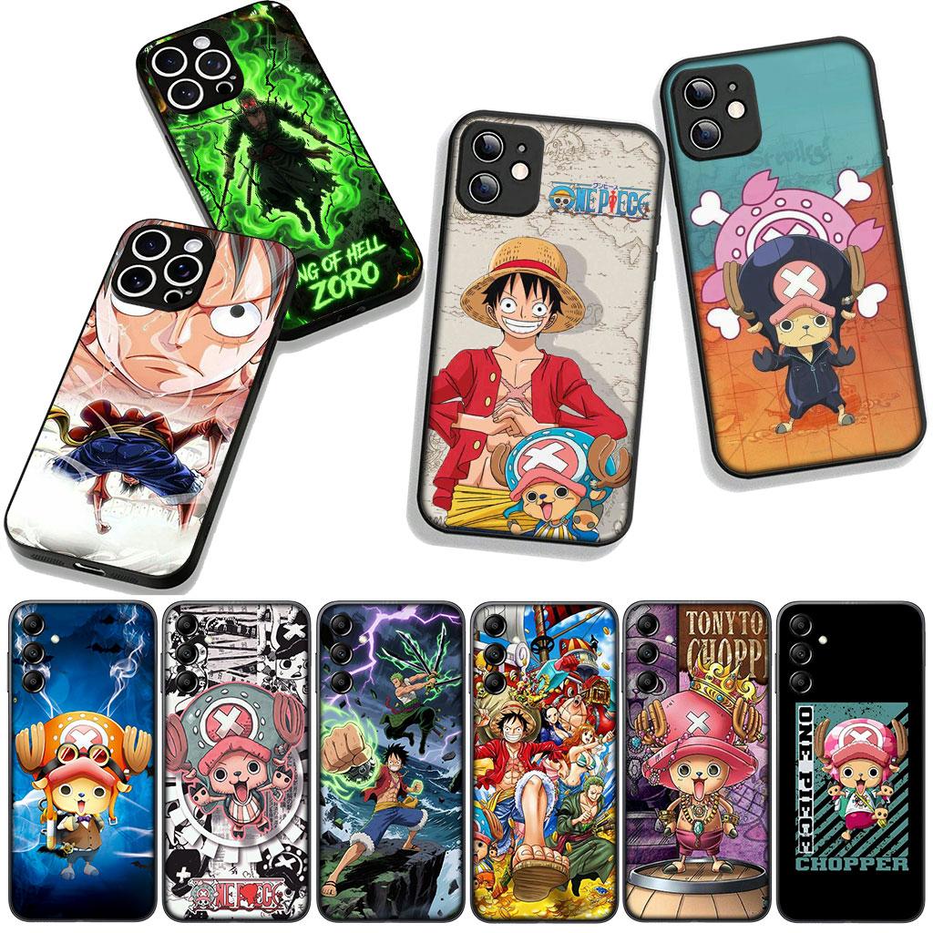 Чехол для Apple iPhone 16 15 14 Plus 13 12 Mini 17 Pro Max + ProMax 16E Air с изображением Тони Чоппера, Луффи и Зоро.