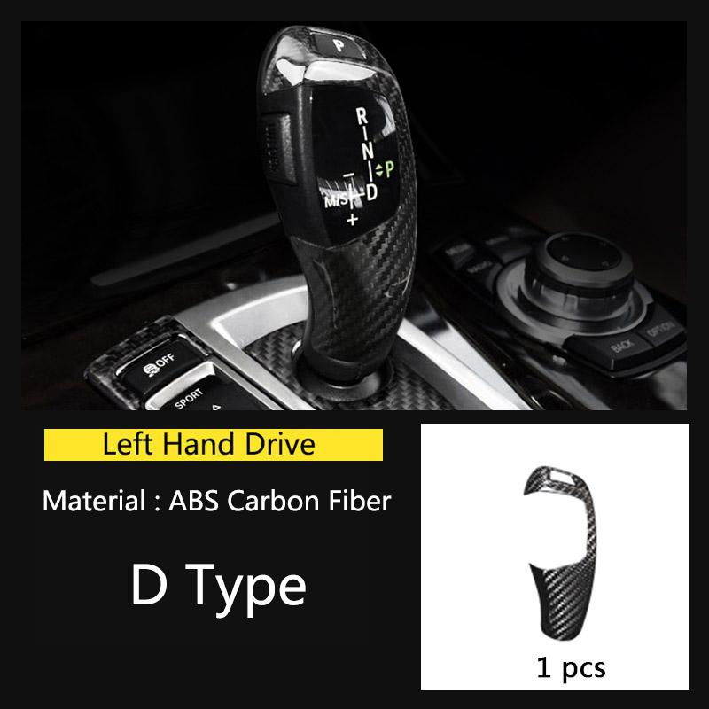BBJT8 For BMW X5 X6 X7 E70 E71 F15 F16 G05 G06 G07 ABS Carbon fiber Car styling Center Console Lid Armrest Box Trim Protective Cover
