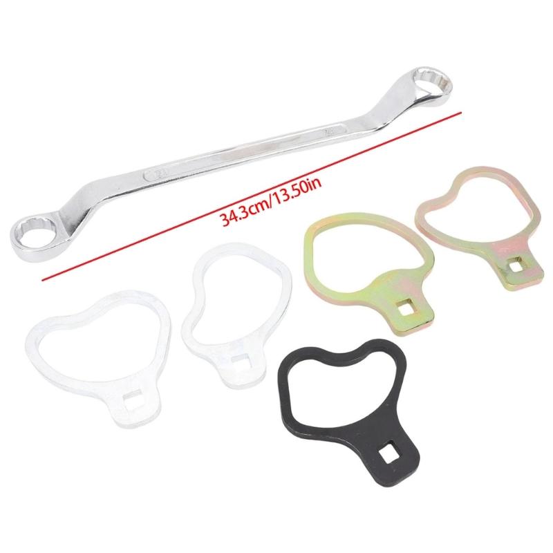 Complete 41620 Cambers Adjustment Includes 5 Adjustable Holders Double Size Extended Wrench For Suspension Maintenance