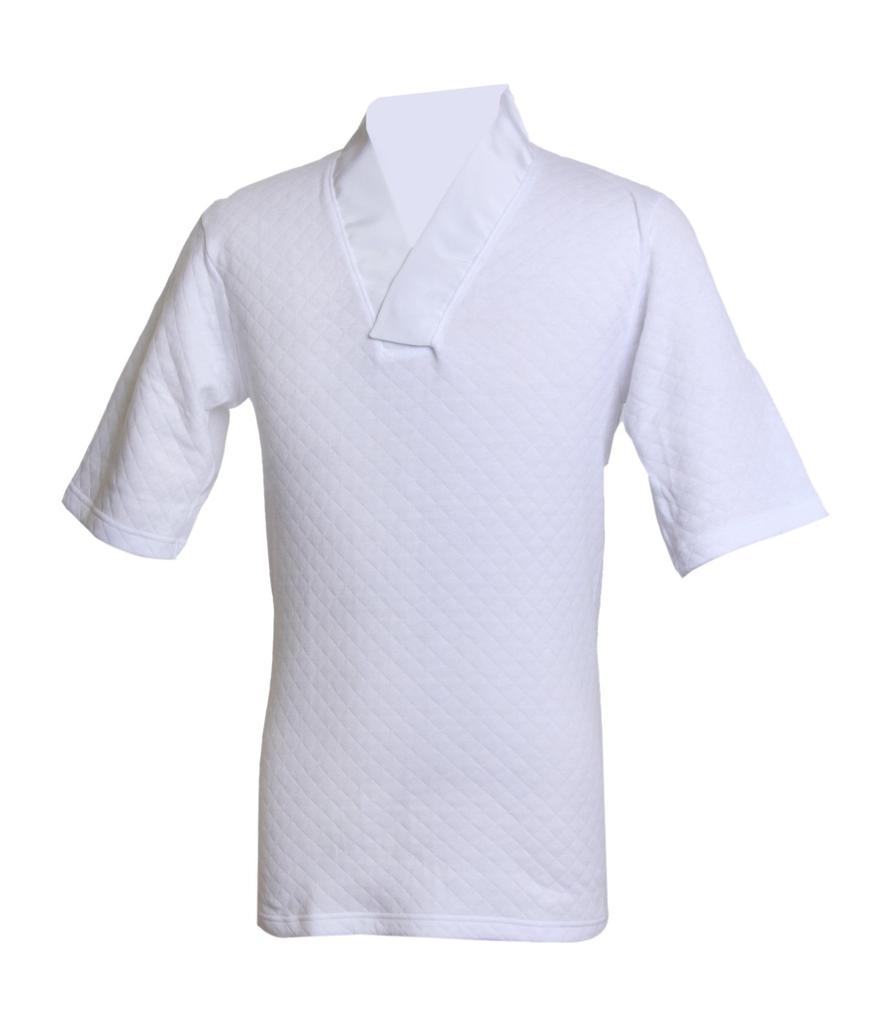 Warm Cotton Quilted Hanjun Combined Made In 2L [Hasegawa] T-Shirt, Undergarment, Collar, Half-length Sleeves, Japan,
