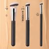 Pony's 170 Angled Foundation Brush & 270 Round Concealer Brush for Streak-Free Application, Featuring 370 Streak-Free Concealer Brush.
