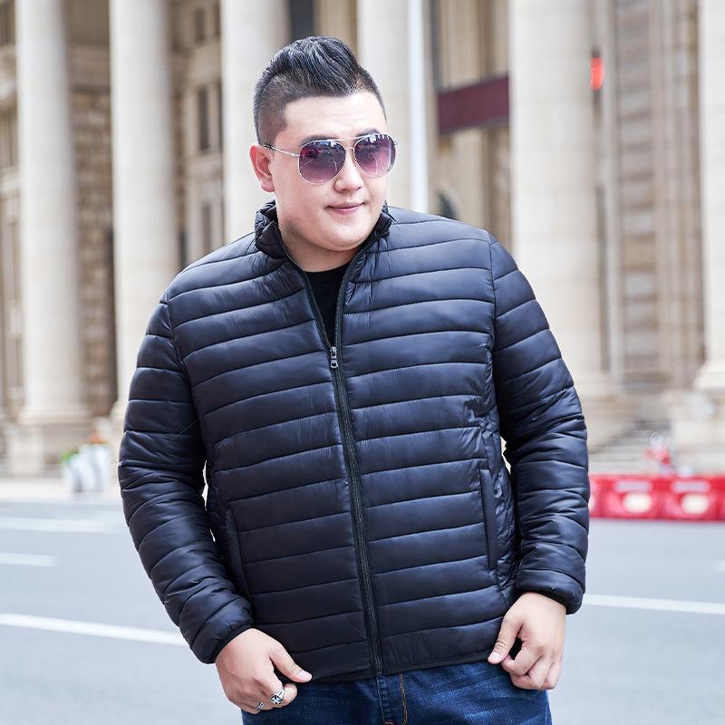 Мужская зимняя повседневная легкая теплая куртка больших размеров
