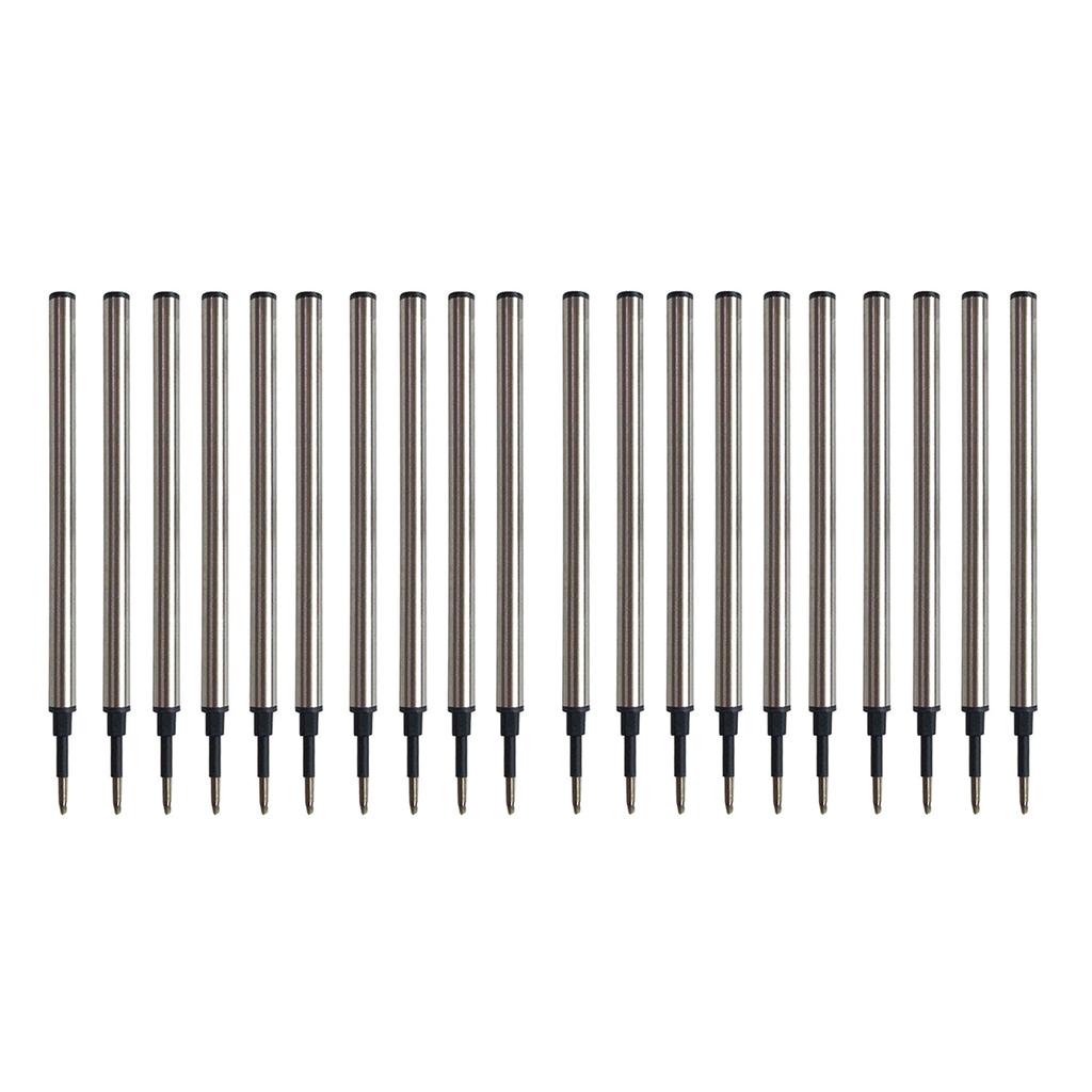 1/5/20 шт. Универсальные стержни для шариковых ручек 0,5 мм, гладкие для письма, стержни для ручек из нержавеющей стали для металлических ручек для подписи