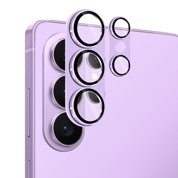 Anti-reflection Aluminium Alloy Camera Lens Tempered Glass Protector For Samsung Galaxy S26 5G, HD Scratch Resistant Lens Film
