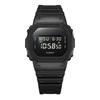 LNW Unisex All-Black Square Waterproof Wristwatch_ DW-5600UBB-1DR