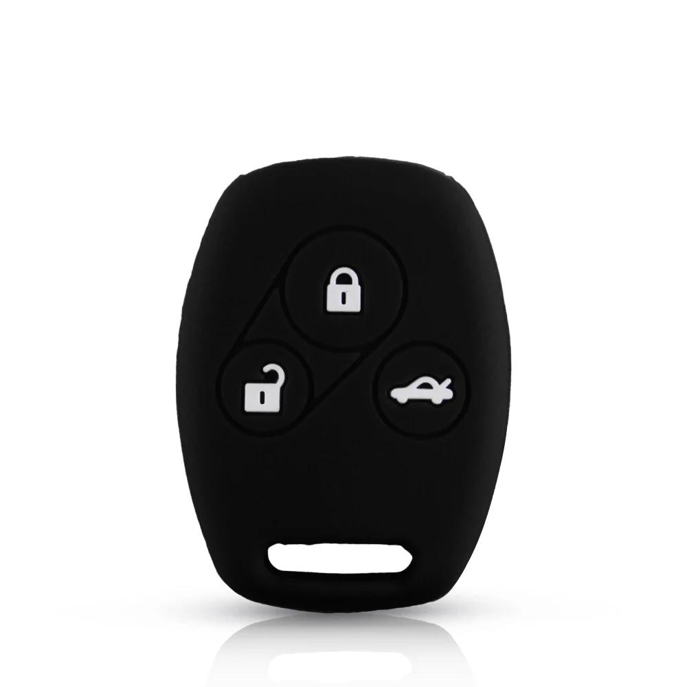 Силиконовый чехол-брелок для ключа автомобиля Honda Civic 2006-2011 Accord Crv 2003 2007 Jazz Hrv