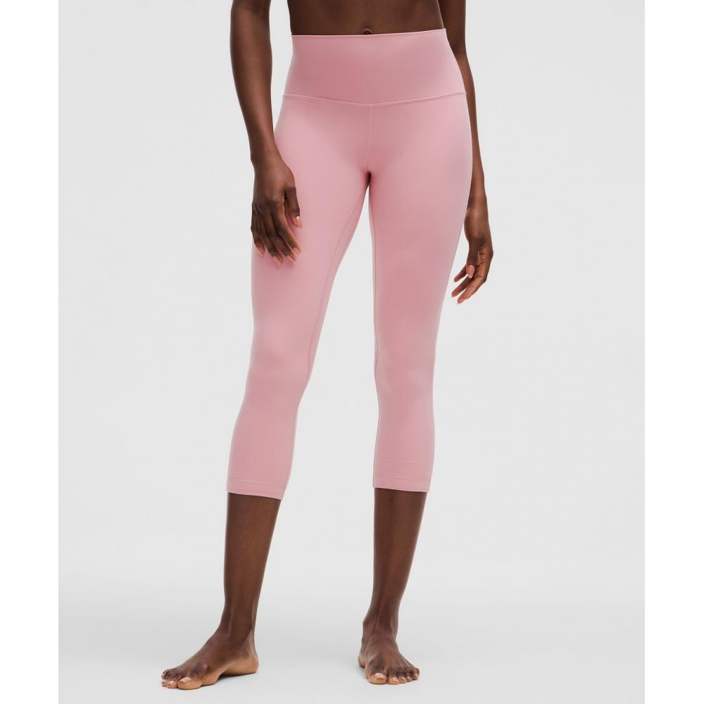 Lululemon Align High Rise Crop 23 Pink Tide