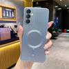 Магнитный силиконовый чехол Magsafe для Samsung S25 Edge S24 S23 S22 S21 Note 20 Ultra Plus A07 A17 A56 A36 A26 A16 A06 A55 A35 A15