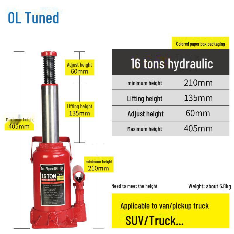 Гидравлический автомобильный домкрат для замены шин на бездорожье (2Т/3Т)
