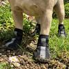 4PCS/SET Breathable Mesh Dog Shoes Non-slip Pet Paw Protector Dog Foot Covers Hot Pavement