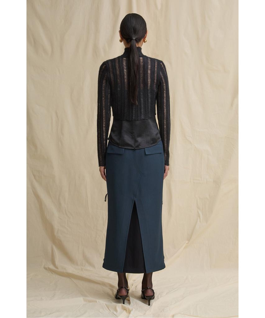 Recorde Exposed Seam Mermaid Skirt R0Kaa25234Nyx