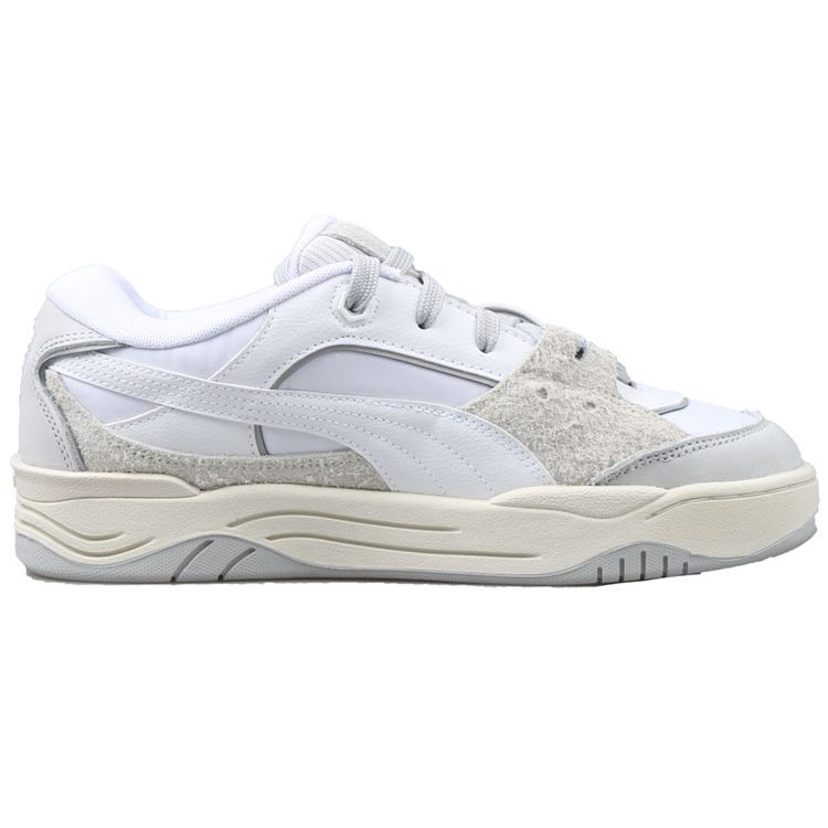 Puma 180 Кожаные Светоотражающие Повседневные Кроссовки Унисекс Белые Серые 393288-01