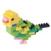 Kawada Nanoblock Волнистый попугай Зеленый Опалин NBC_167