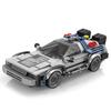 1:24 Classic Movie Racing Car Building Blocks Moc Model Sport Cars Toys Back Future Bricks Vehicle Festival Gifts For Boys Kids