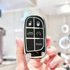 Fashion TPU For Jeep Renegade Grand Cherokee Dodge Ram Charger 1500 Challenger Chrysler 300C Journey Car Remote Key Case Cover
