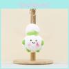 Cute Garlic Plush Keychain Plushie Toy With Pp Cotton Filling For Bag Decor