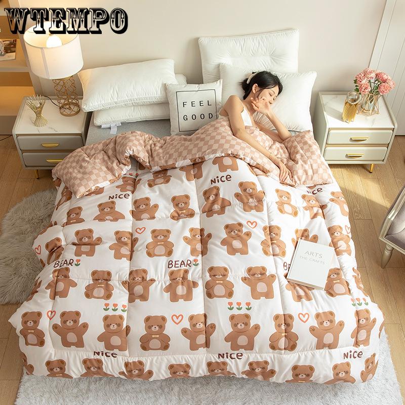 Роскошный комплект постельного белья в клетку Queen - устойчивый к пятнам, мягкий из микрофибры, легкий, дышащий, простой в уходе для любого сезона