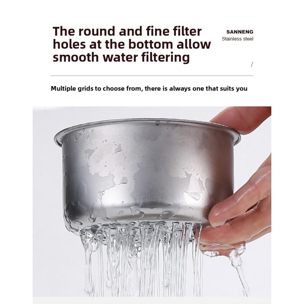 Stainless Steel Swan Drain Basket, Household Kitchen Hanging Drain Rack, Dry Wet Separation Storage Rack, Sink Filter Rack