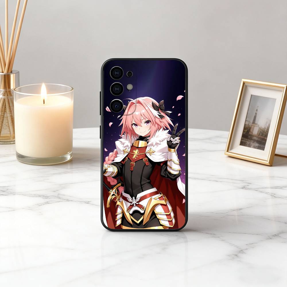 Чехол для телефона F-Fate A-Apocrypha A-Astolfo-faa-es для Samsung S25,S24,S21,S22,S23,S30,Ultra,S20,Plus,Fe,Lite,Note,10,Черный чехол