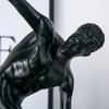 Статуя метателя диска для украшения, греческая статуя, обнаженный мужчина-спортсмен, римские декоративные статуэтки, скульптура, домашний офис, книжная полка