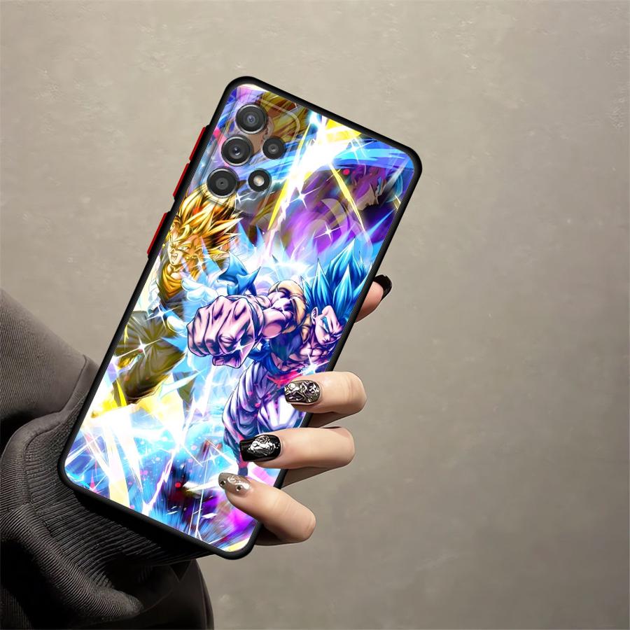 Чехол для Samsung Galaxy A14 A15 A16 A12 A05 A30 A70 Note 20 Ultra 10+ 9 8 A13 A50 A06 Задняя крышка телефона Dragon Ball Goku Vegeta