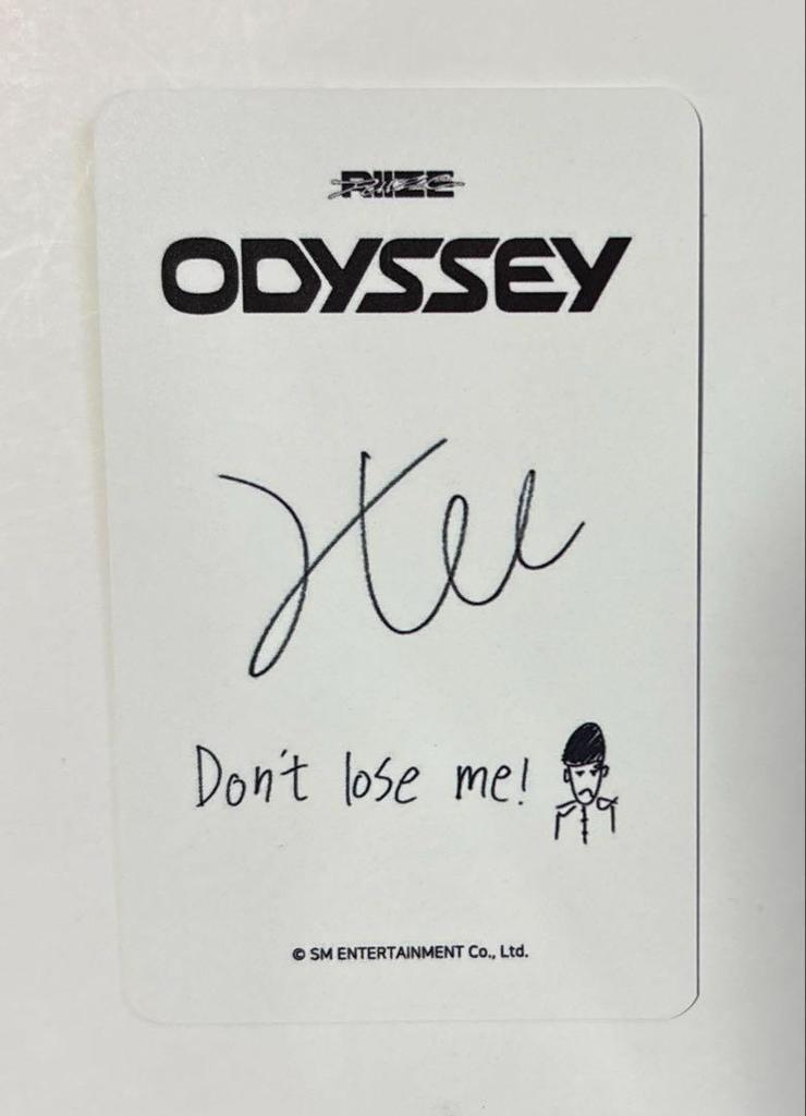 [Б/У] RIIZE ODYSSEY interasia Ракідро Торговая карточка Сохи