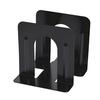 Black Metal Non-Slip Bookend Bracket Heavy Book End Office Book Stopper