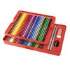 Цветные карандаши плоские баночки 48 цветов набор Faber-Castell на масляной основе TFC-CP/48C