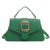 Bags Fashion Small Square Bags Niche Versatile Shoulder Bags Textured Hardware Messenger Bags