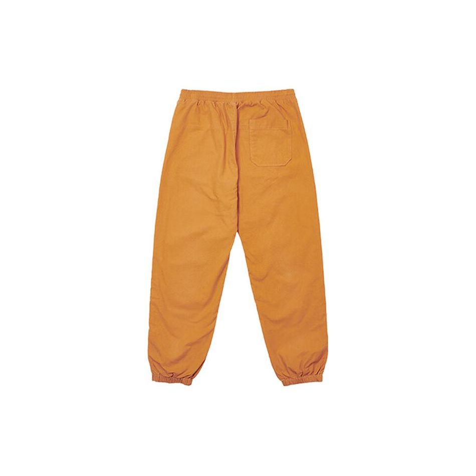 Palace FW22 Стираные хлопковые спортивные брюки унисекс, оранжевые, P22JG139