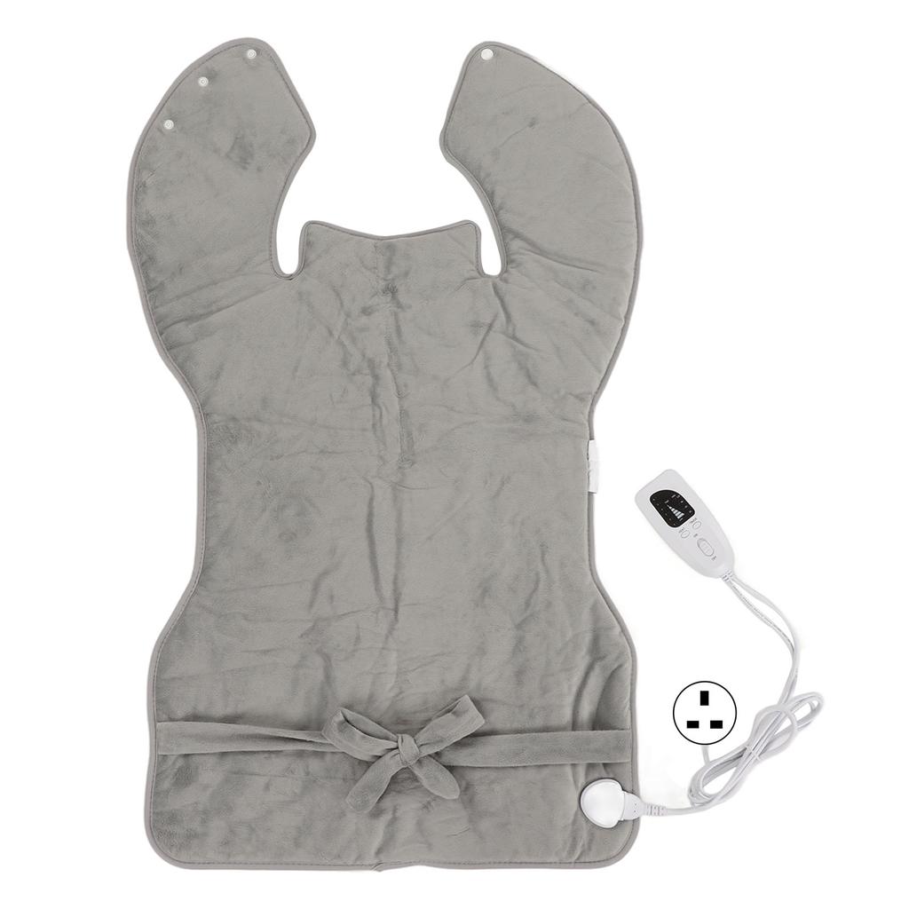 Back Heating Pad 6 Level Temperature Adjustment Drapeable Electric Back Heating Pad Soft Plush Back