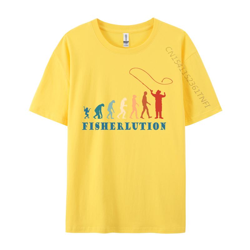 Fisherlution Fisherman Evolution Нимфовая Нахлыстовая Рыбалка Хип-Хоп Обычные Футболки Топы и Футболки Для Мужчин Топовые Футболки Простой Стиль