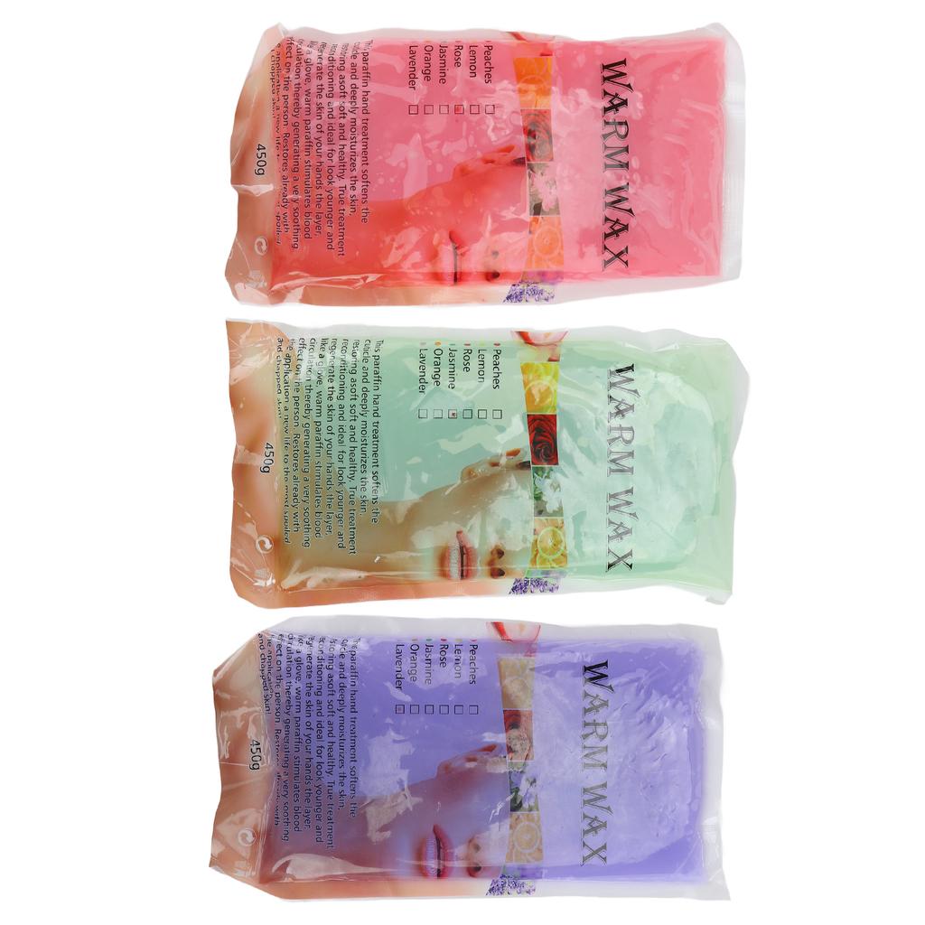 Парафиновый воск, 450 г, глубоко увлажняющие парафиновые шарики, блоки для рук, ног, сухая кожа, жесткие мышцы