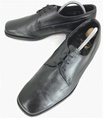 Винтажные До 80-х / FLORSHEIM Goodyear Welt Кожаные Классические Туфли Скрытый Шов Черные /7 / 25.0см/(ИСПОЛЬЗОВАЛ)