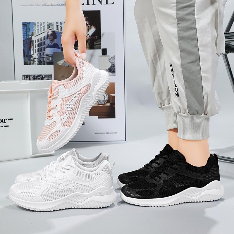 Женские повседневные дышащие кроссовки для бега 2025 года, модные кроссовки в корейском стиле с мягкой подошвой