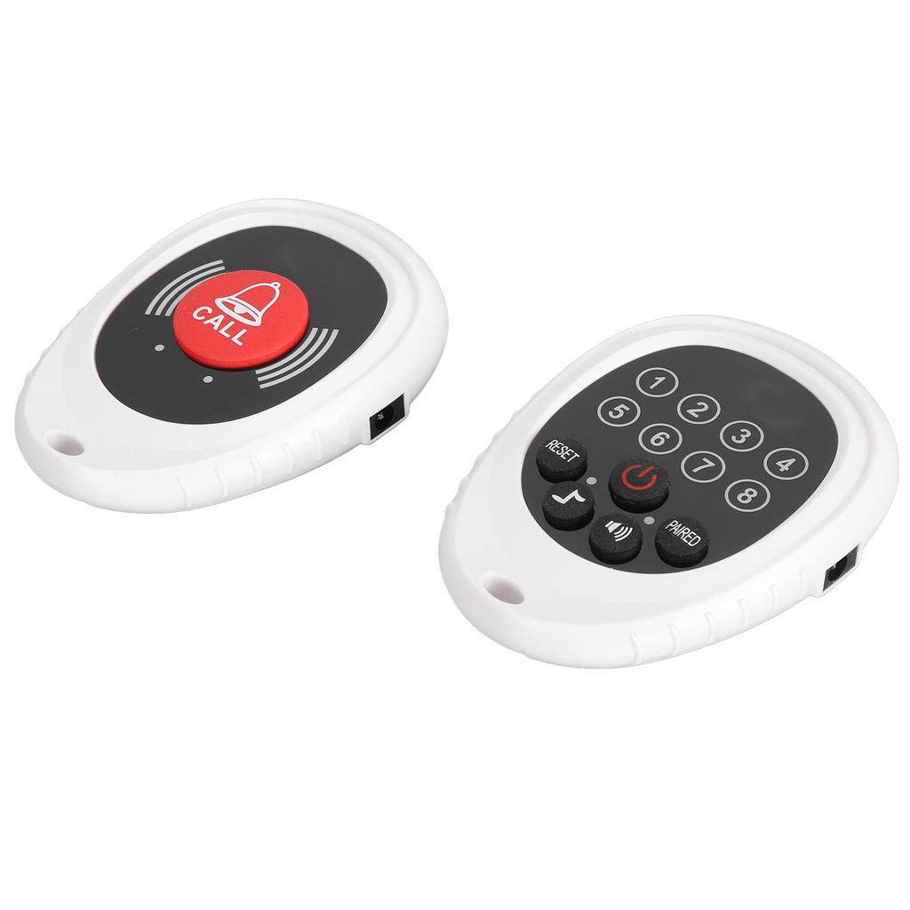 Wireless Caregiver Pager Call Button Professional Re able 3280.8ft Range Nurse Call System for Elderly Patient Monitoring SOS Alarm System