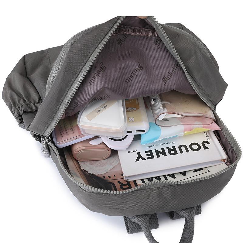 Женский рюкзак 20 новых моделей, свежий и милый нейлоновый рюкзак, модный, повседневный и легкий дорожный школьный рюкзак