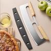 Pizza Cutter Rocker Blade Sharp Stainless Steel Pizza Cutter Rocker Slicer with Protective