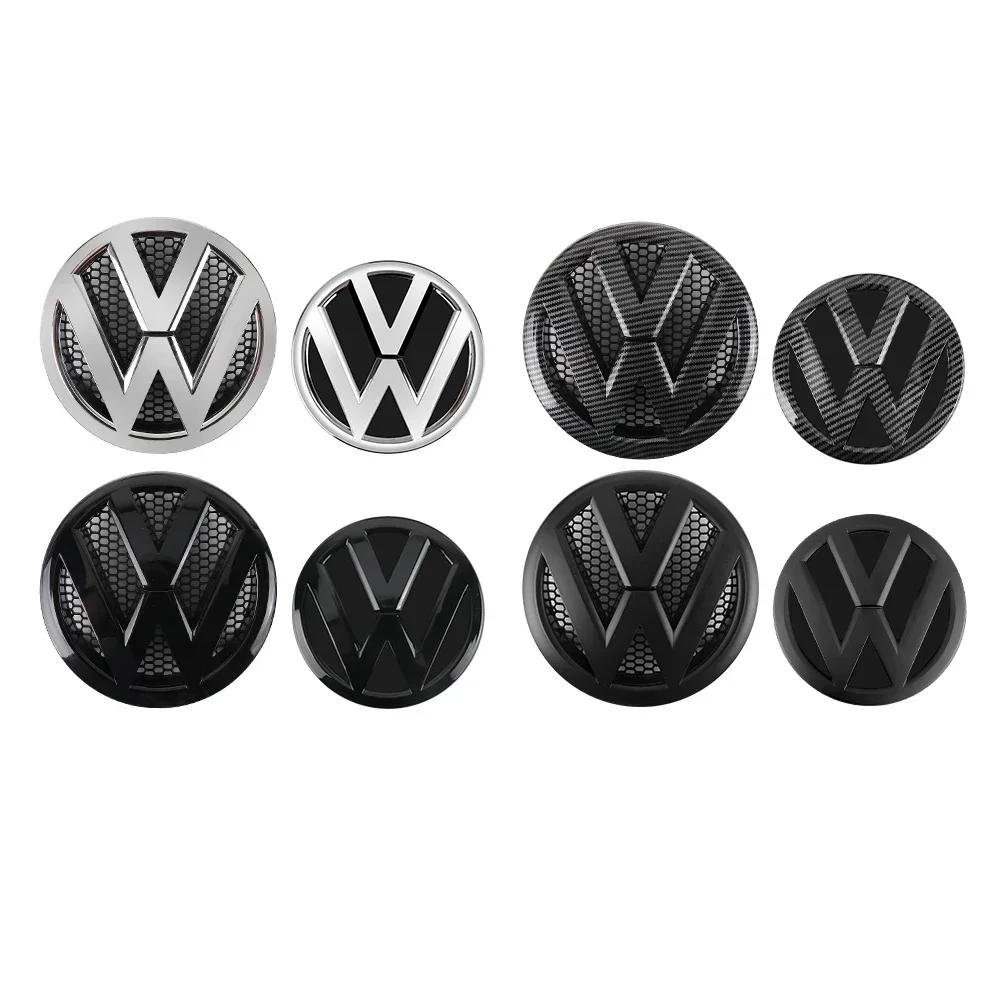 1/2pcs Car Front Grill Badge Rear Trunk Emblem Cover Accessories For Volkswagen VW Transporter T5 2010 2011 2012 2013 2014 2015 Fx1