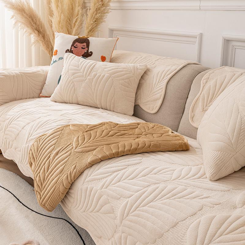 Бархатная подушка для дивана Утолщенная подушка Нескользящая кожа из цельного дерева Полностью покрытая тканью